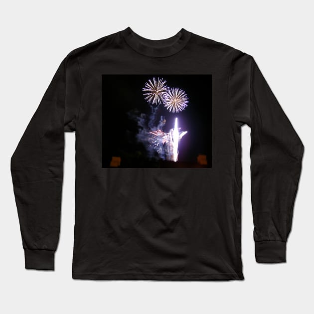 Fireworks Long Sleeve T-Shirt by robsteadman